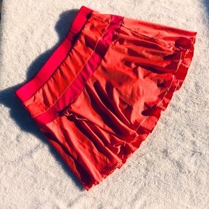 Hot pink and orange skirt